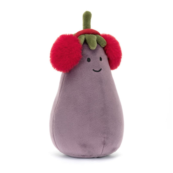 Jellycat Toastie Vivacious Eggplant Red