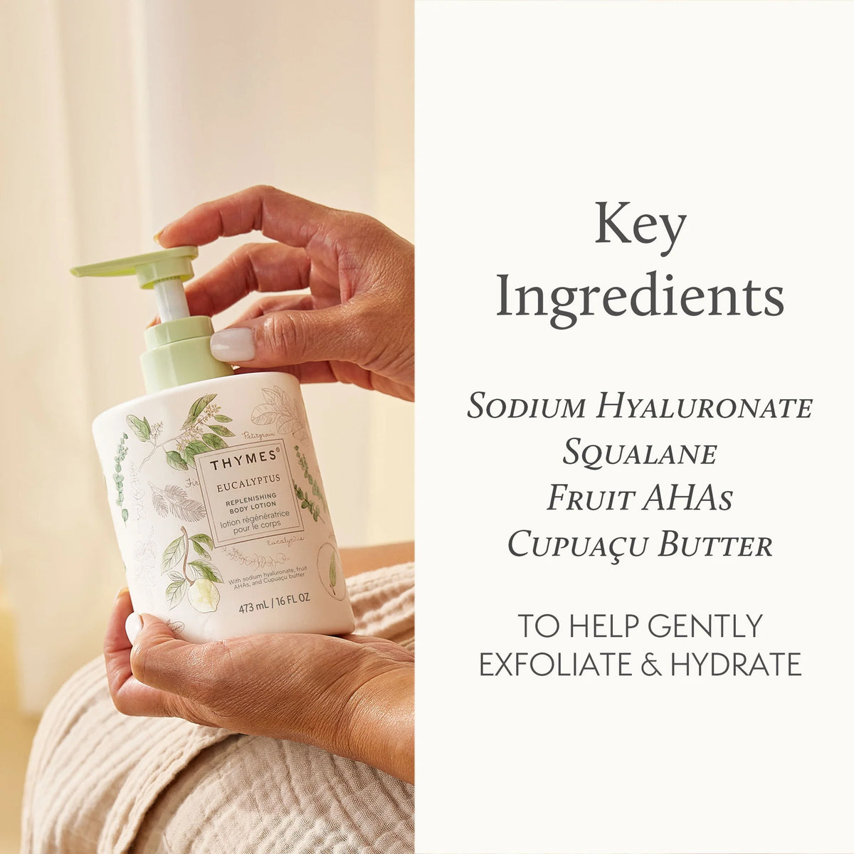 Thymes Eucalyptus Replenishing Body Lotion