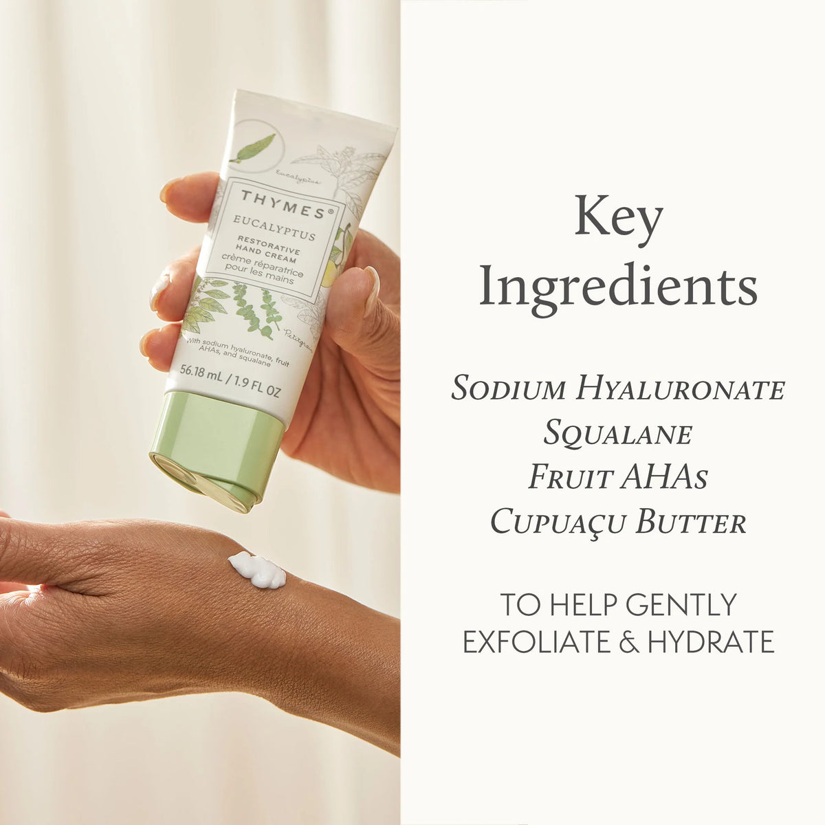 Thymes Eucalyptus Restorative Hand Cream