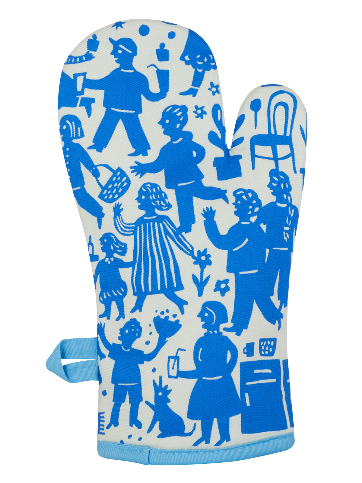 Blue Q Party's In The Kitchen! Oven Mitt