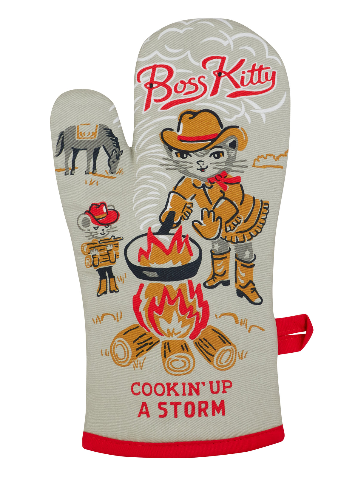 Blue Q Boss Kitty Oven Mitt