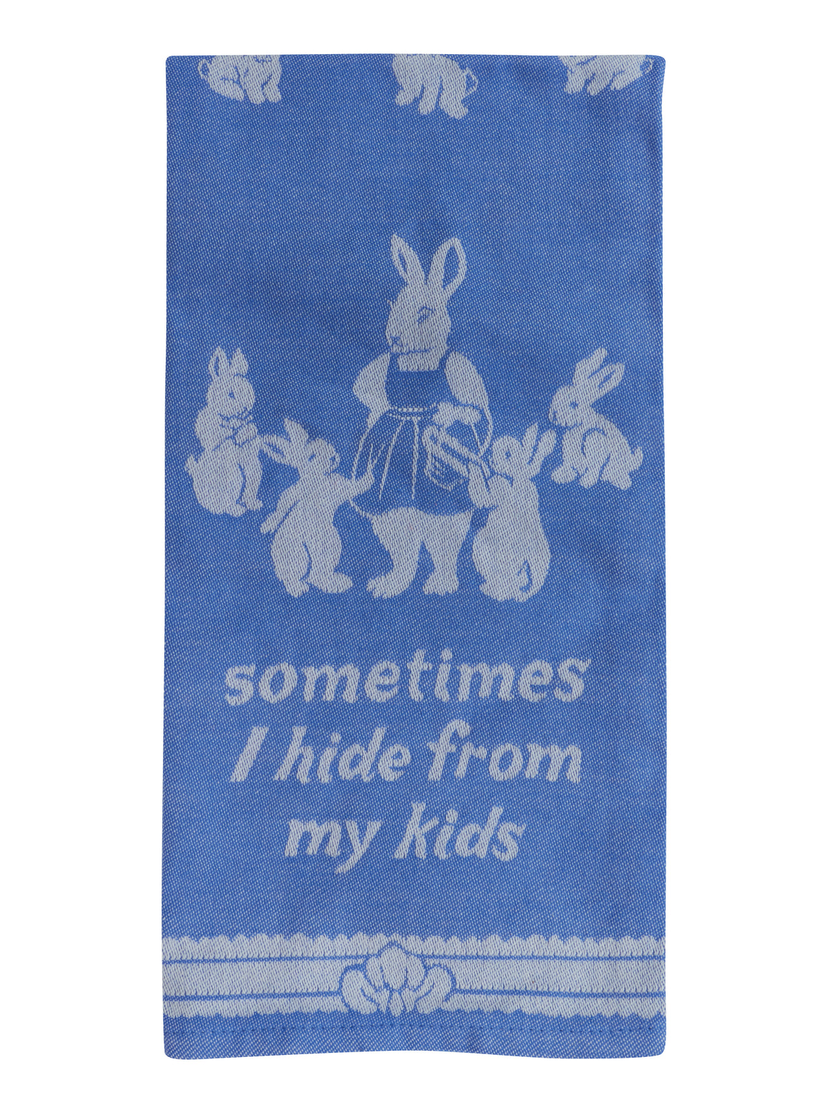 Blue Q Sometimes I Hide From My Kids Dish Towel
