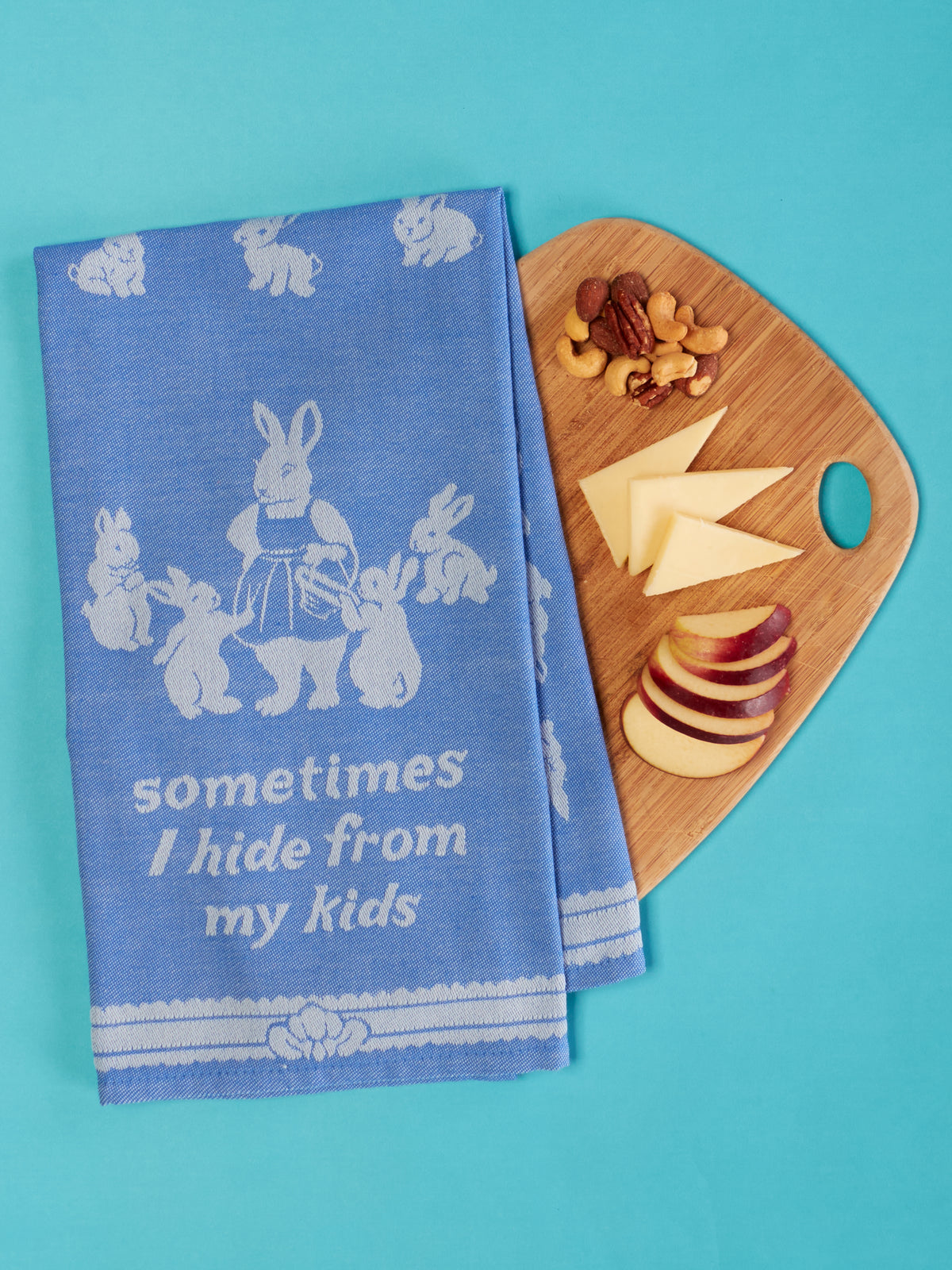 Blue Q Sometimes I Hide From My Kids Dish Towel