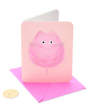 Cotton Candy Cat Birthday Card
