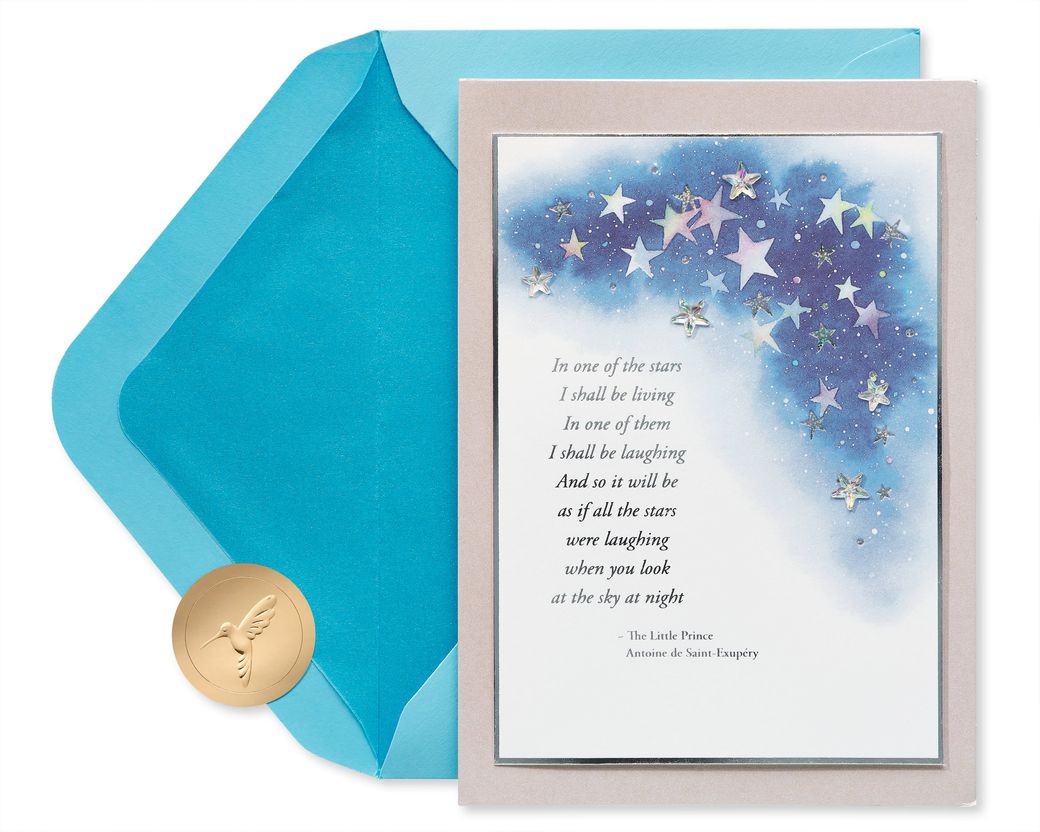 All The Stars Sympathy Card