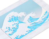 Hokusai Wave Blank Card