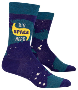 Big Space Nerd Men's Crew Socks