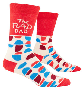 Blue Q The Rad Dad Men's Crew Socks