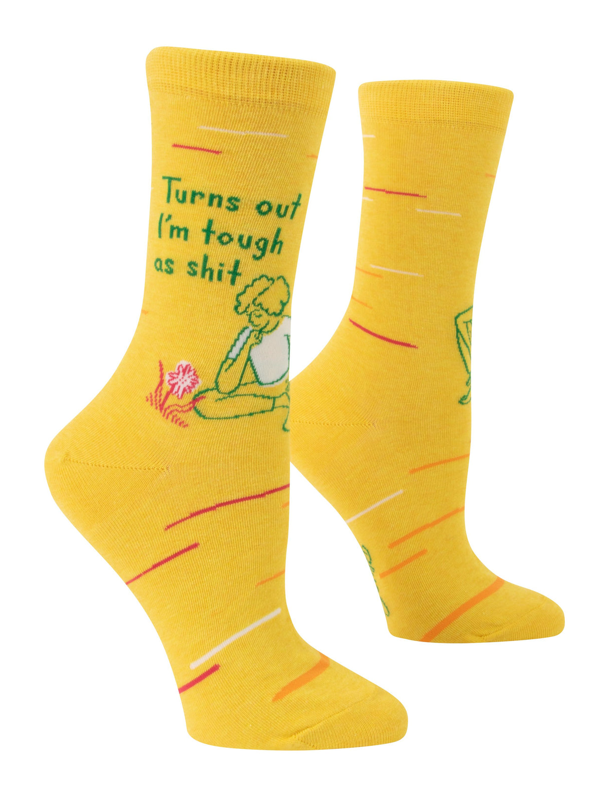 Turns Out I'm Tough As Shit Women's Crew Socks