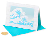Hokusai Wave Blank Card