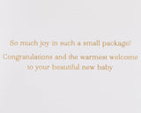 Knit Booties New Baby Card