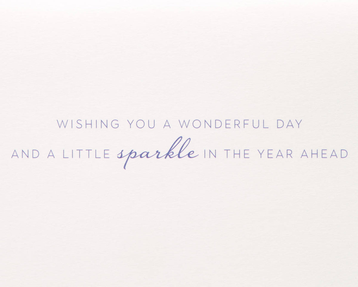 A Little Sparkle Birthday Card