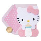 Sweet Moments Hello Kitty New Baby Card