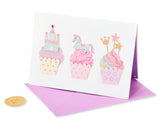Fantasy Cupcakes Birthday Card