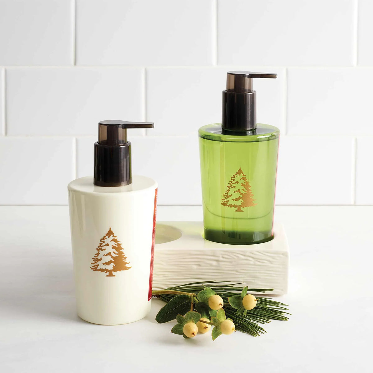 Thymes Frasier Fir Ceramic Caddy