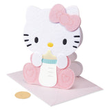 Sweet Moments Hello Kitty New Baby Card