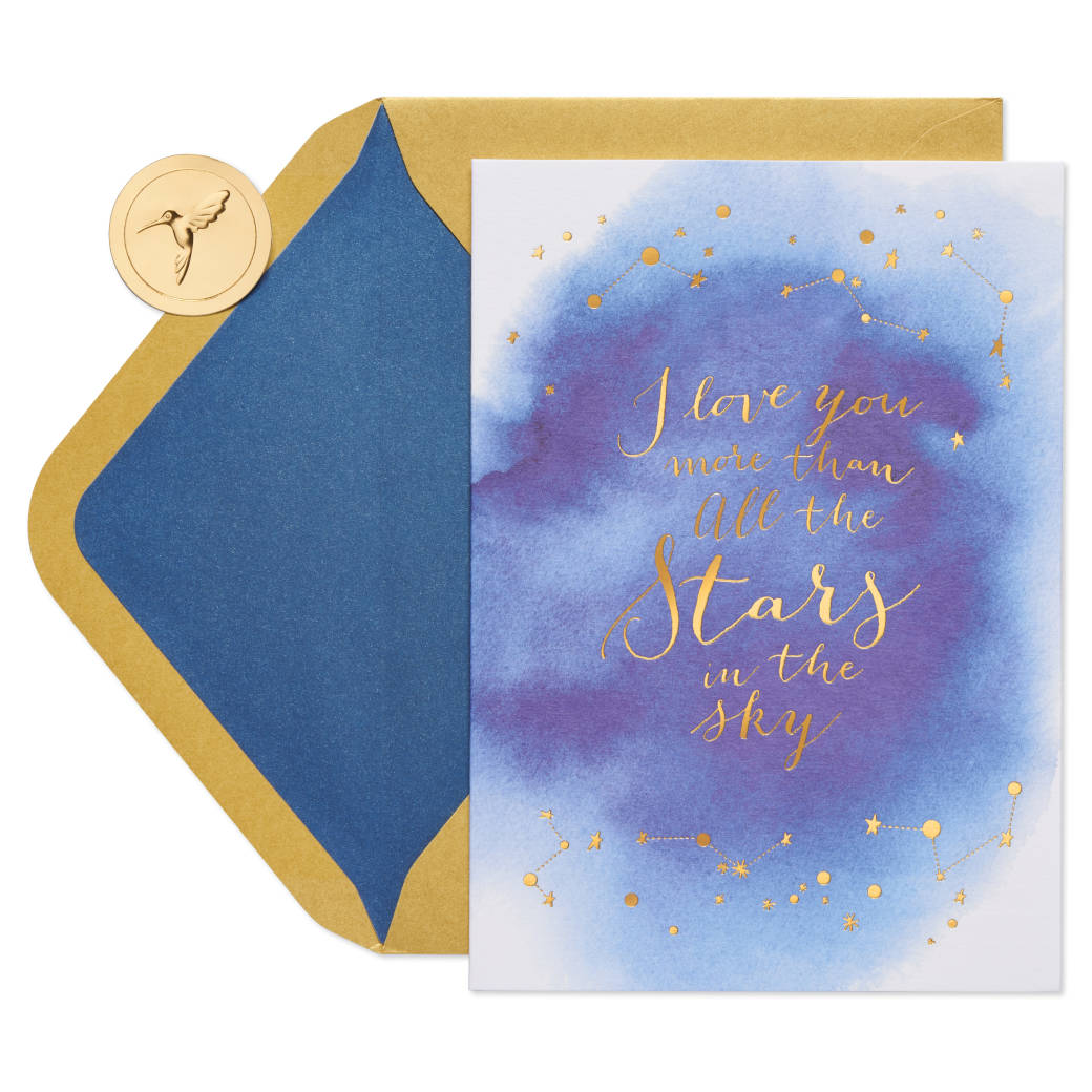 All The Stars Anniversary Card