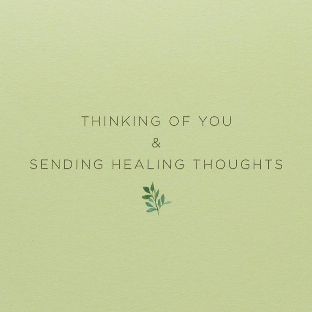 Healing Thoughts Get Well Card