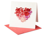Quilling Heart Valentine's Day Card