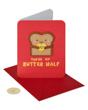 You're My Butter Half Valentine's Day Card