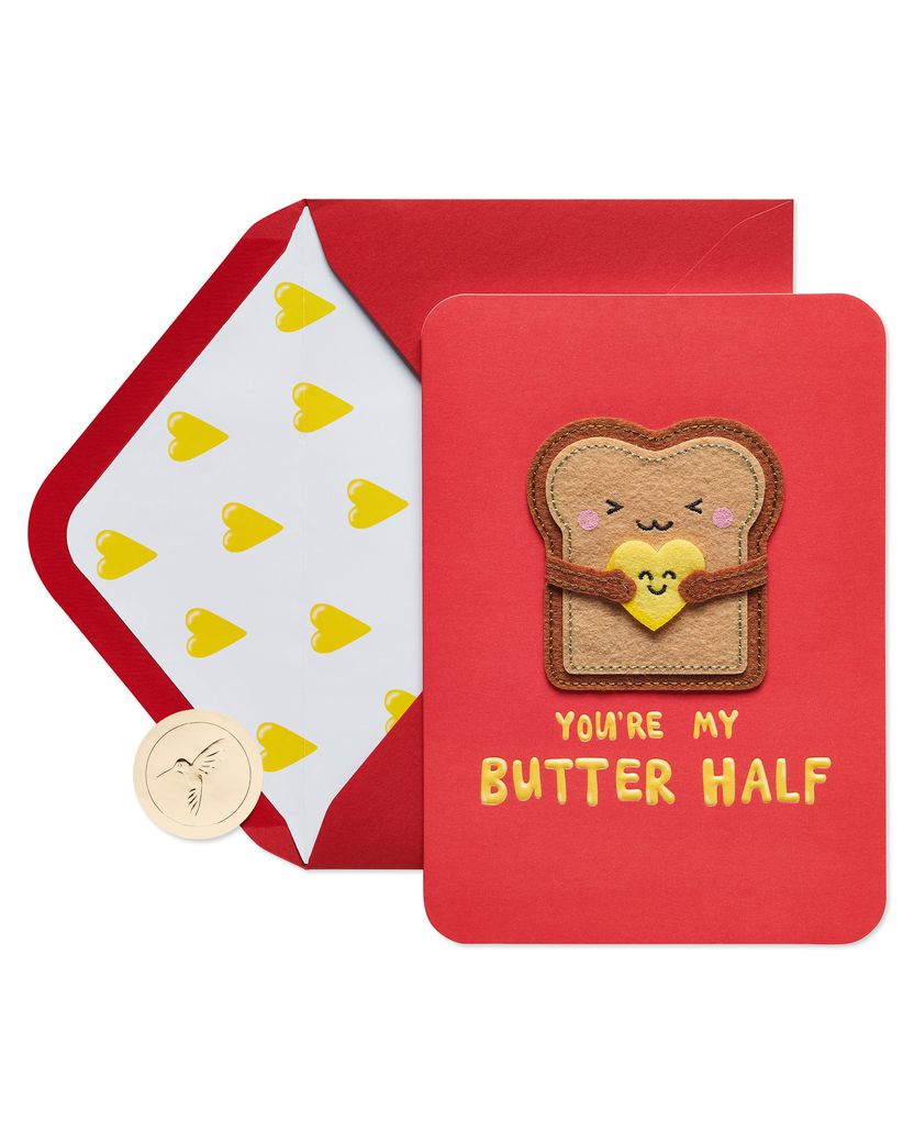 You're My Butter Half Valentine's Day Card