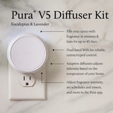 Thymes Lavender & Eucalyptus Pura Smart Home Diffuser Kit V5