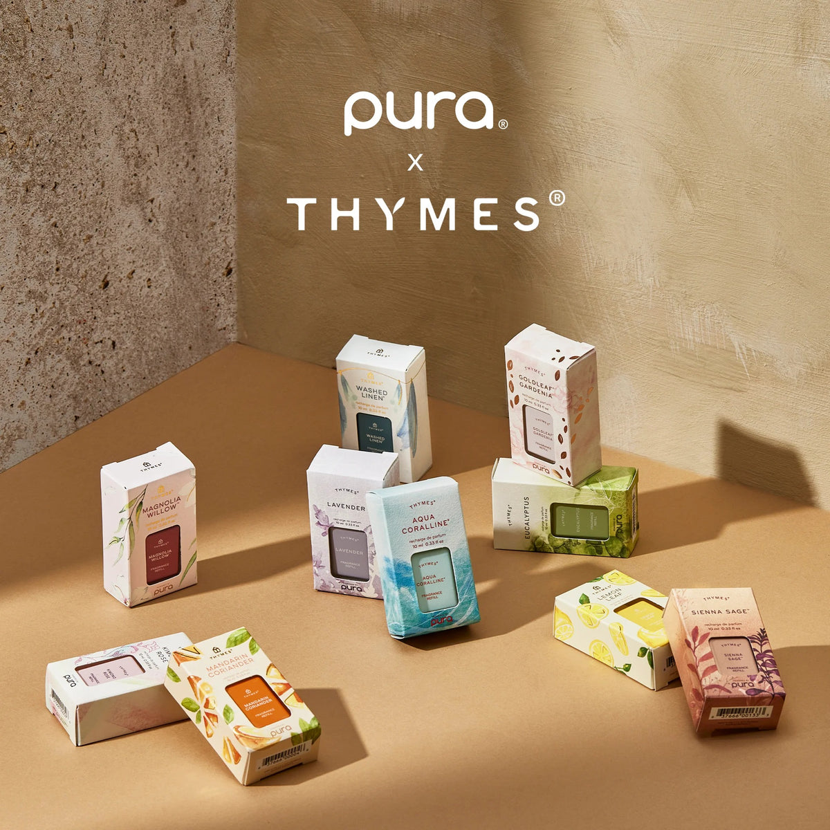 Thymes Lavender & Eucalyptus Pura Smart Home Diffuser Kit V5