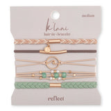 K'lani 'Reflect' Hair Tie Bracelet Set