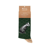 Wrendale 'The Country Gent' Badger Men's Socks