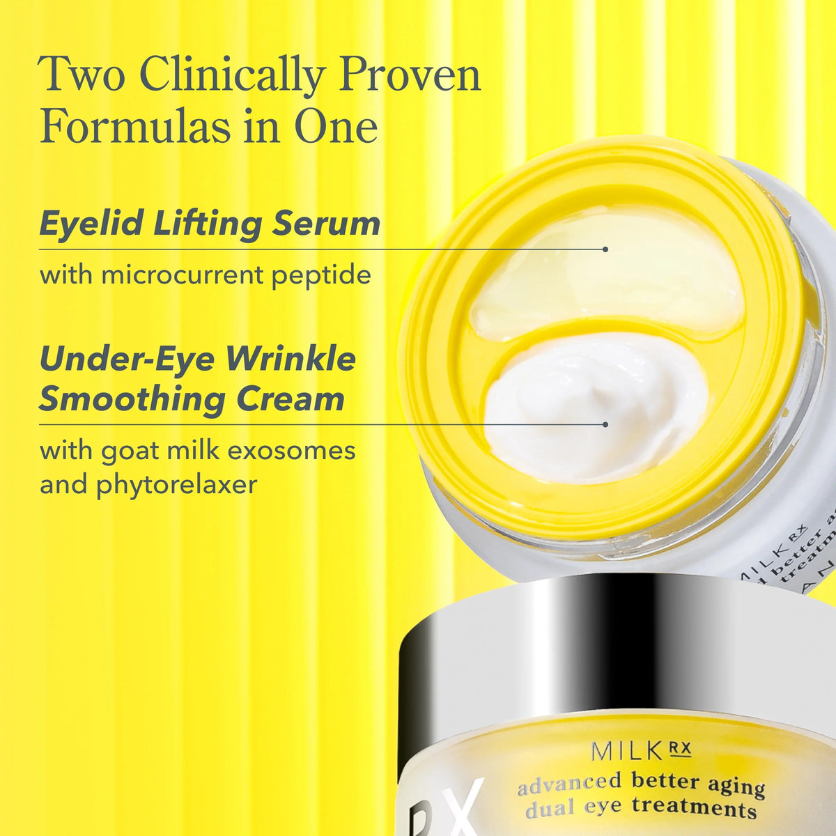 Beekman 1802 Milk RX Advanced Better Aging Dual Eye Treatments