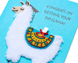 Funny Llama Graduation Card