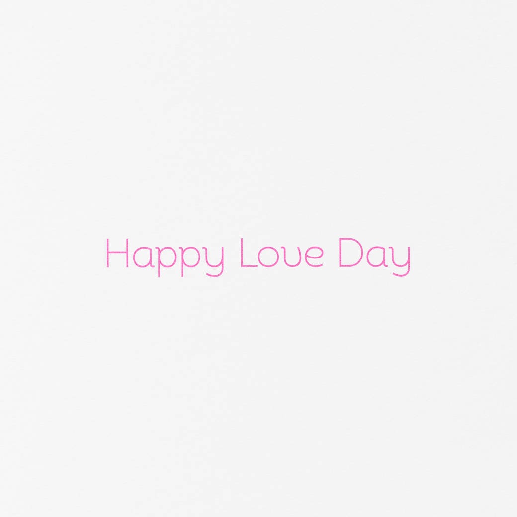Happy Love Day Valentine's Day Card