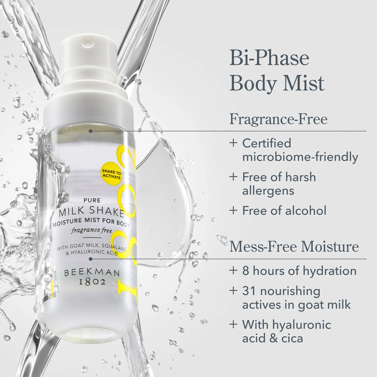 Beekman 1802 Pure Milk Shake Moisture Mist For Body