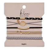 K'lani 'Inspire' Hair Tie Bracelet Set
