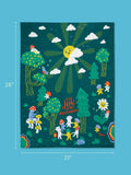 Blue Q The Joy Of Mushrooms Dish Towel