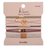 K'lani 'Breathe' Hair Tie Bracelet Set