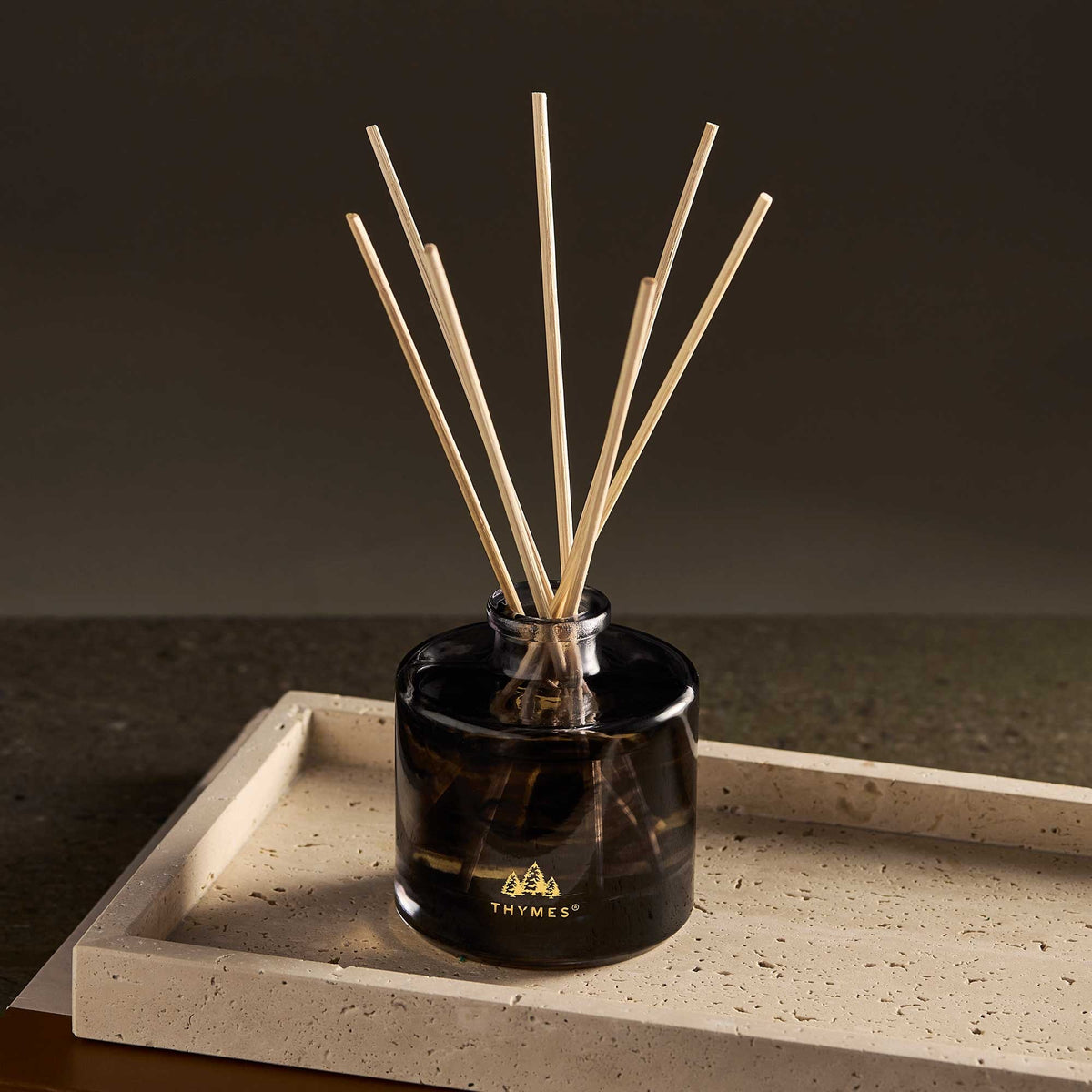 Thymes Noir Woods Petite Reed Diffuser