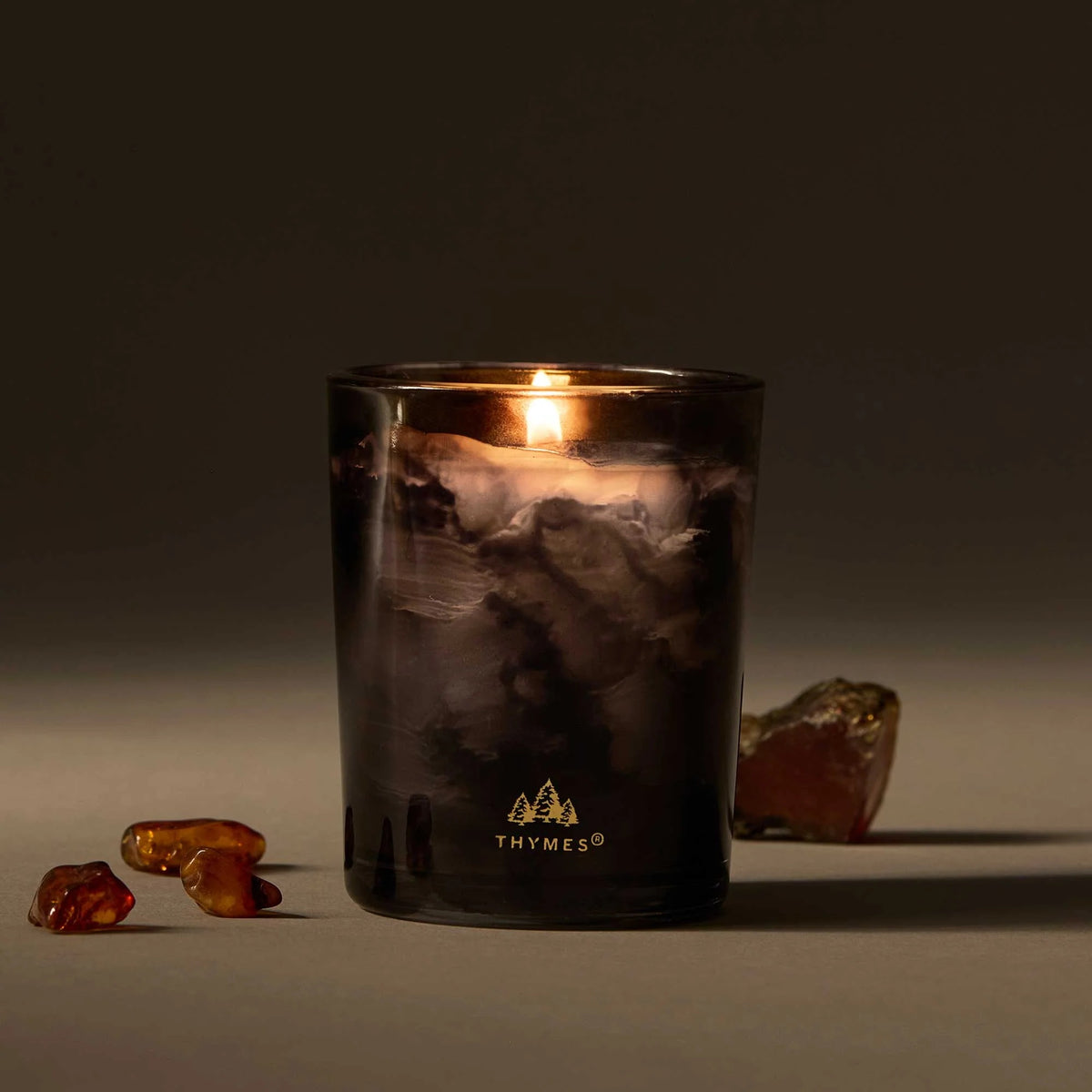 Thymes Noir Woods Votive Candle