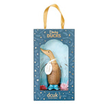 DCUK Spotty Boots Dinky Wooden Duck (Blue)