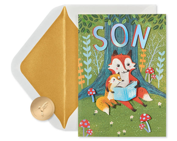 Watching You Grow Son Father's Day Card