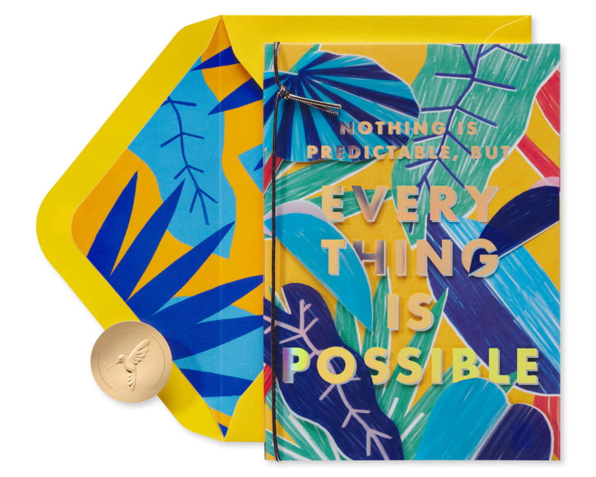 Everything Is Possible Blank Card