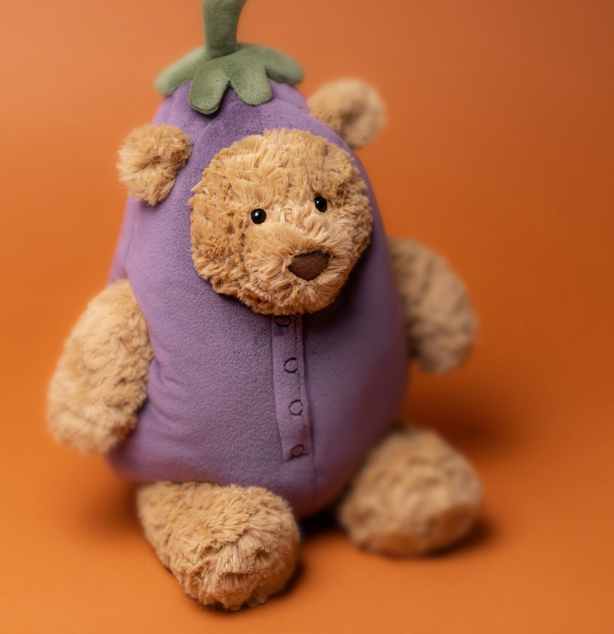 Jellycat Bartholomew Bear Eggplant – Heavenly Outhouse