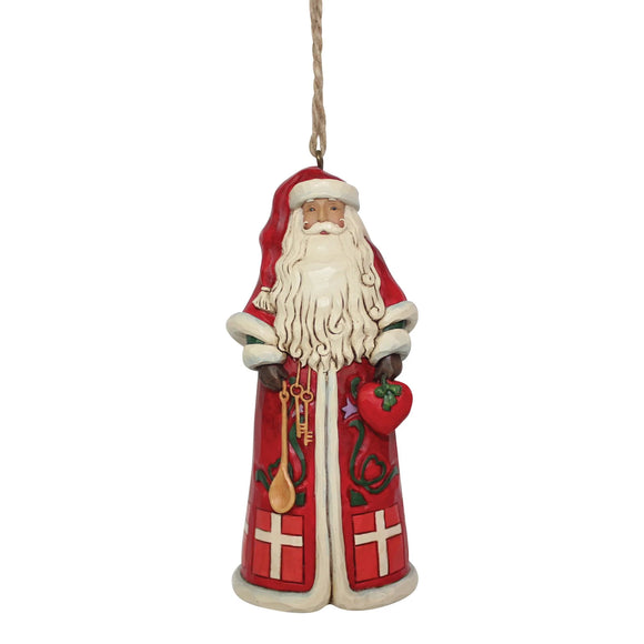 Jim Shore Danish Santa Ornament