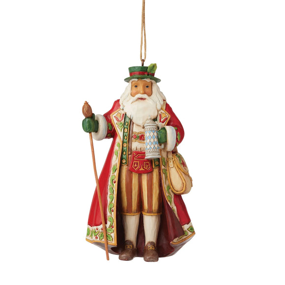 Jim Shore German Santa Ornament