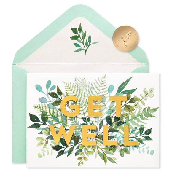 Healing Thoughts Get Well Card