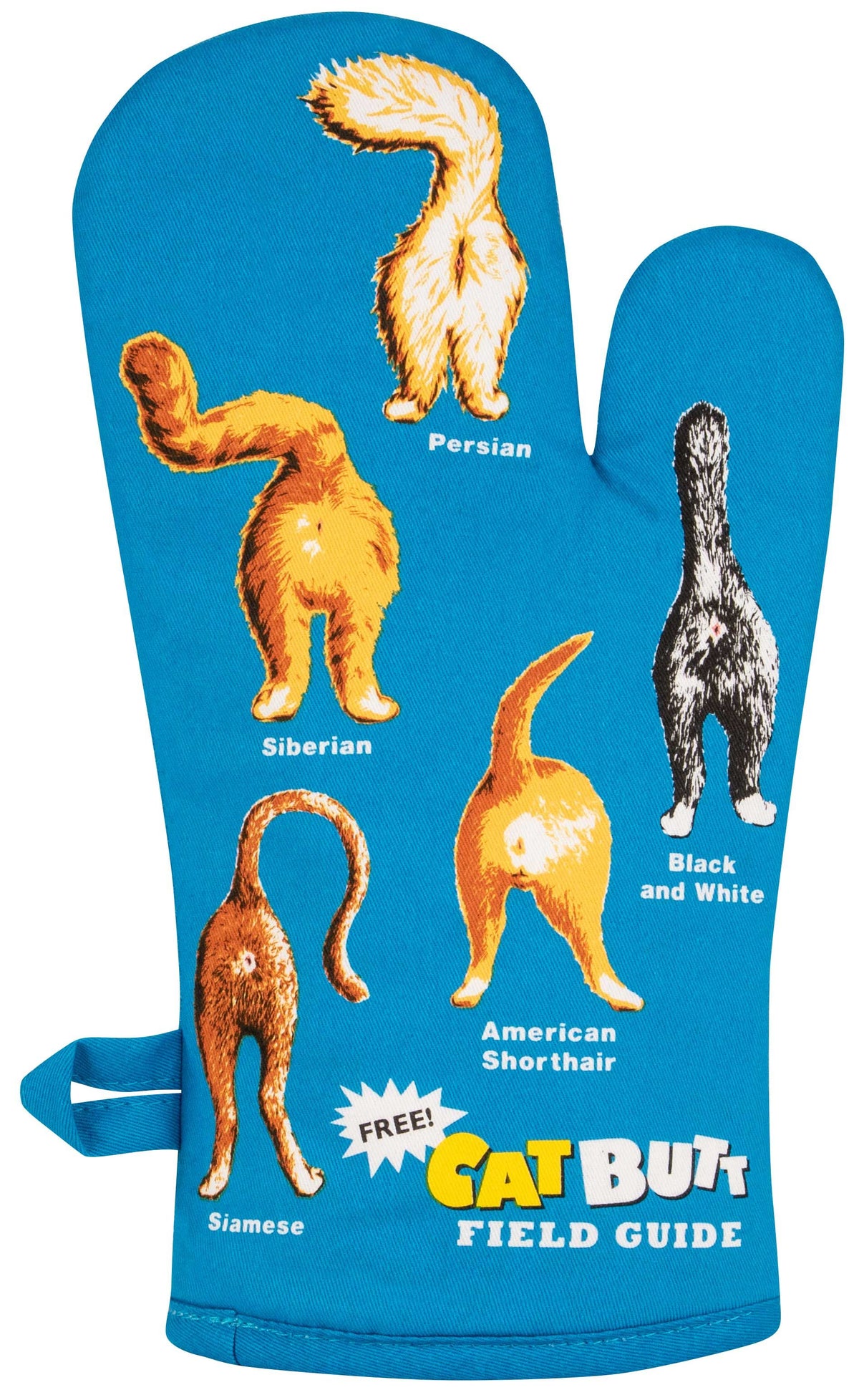 Blue Q Cat Butt Oven Mitt
