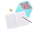 Floral Wreath Thank You Card