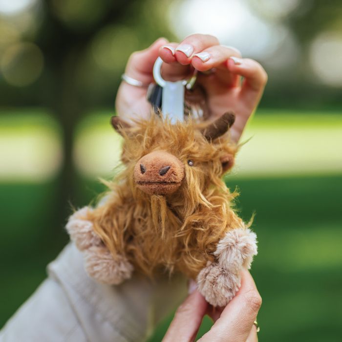 Wrendale 'Gordon' Highland Cow Plush Keyring