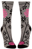 Most Likely To Say It To Your Face Women's Crew Socks