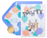 Let's Pawty Birthday Card